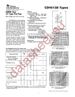 CD4013BNSR datasheet  